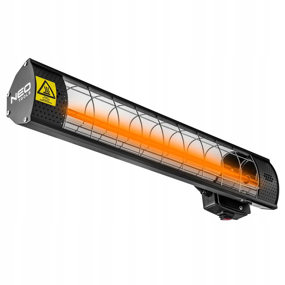 Radiátor 2000 W, IP65, topné těleso zlatých halogenových žárovek Topex (90-031)