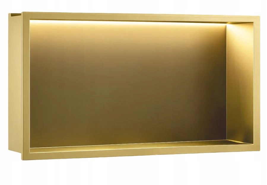 Led Vankúšová Polica 60x30x10 cm Brush Gold Rea