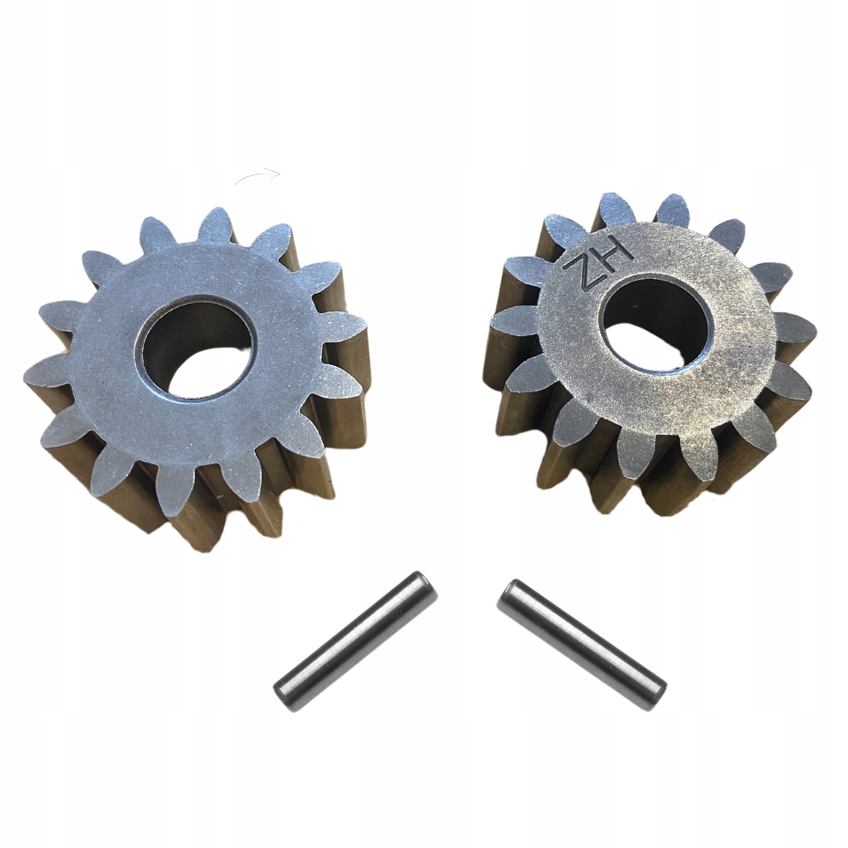 ZESTAW ZĘBATEK NAPĘDU PRAWA LEWA 14 ZĘBÓW LS1210 LS2200 HORTMASZ NAC LS40 -