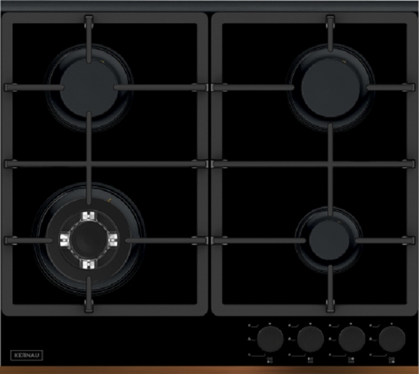 Plynová varná deska Kernau Kgh 6464 Copper 60 cm