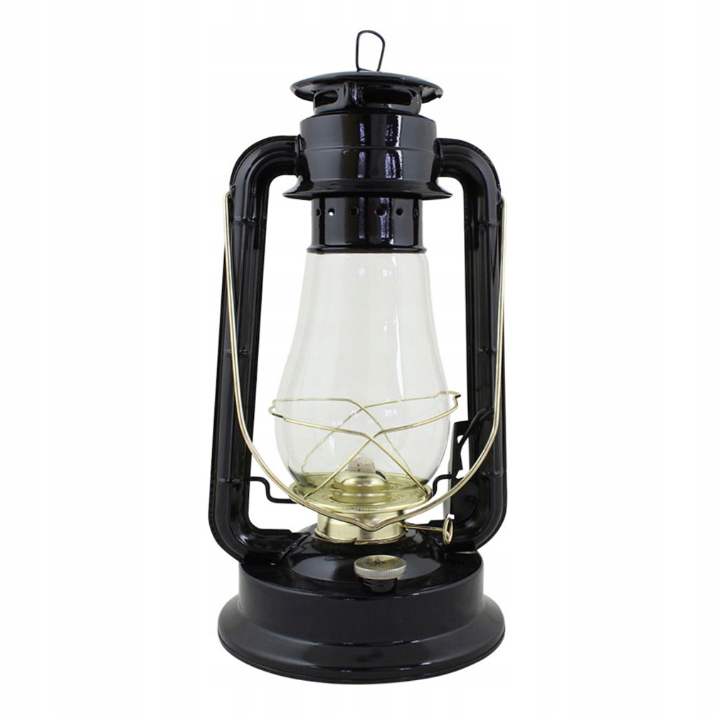 

Lampa Naftowa latarnia czarna XL knot