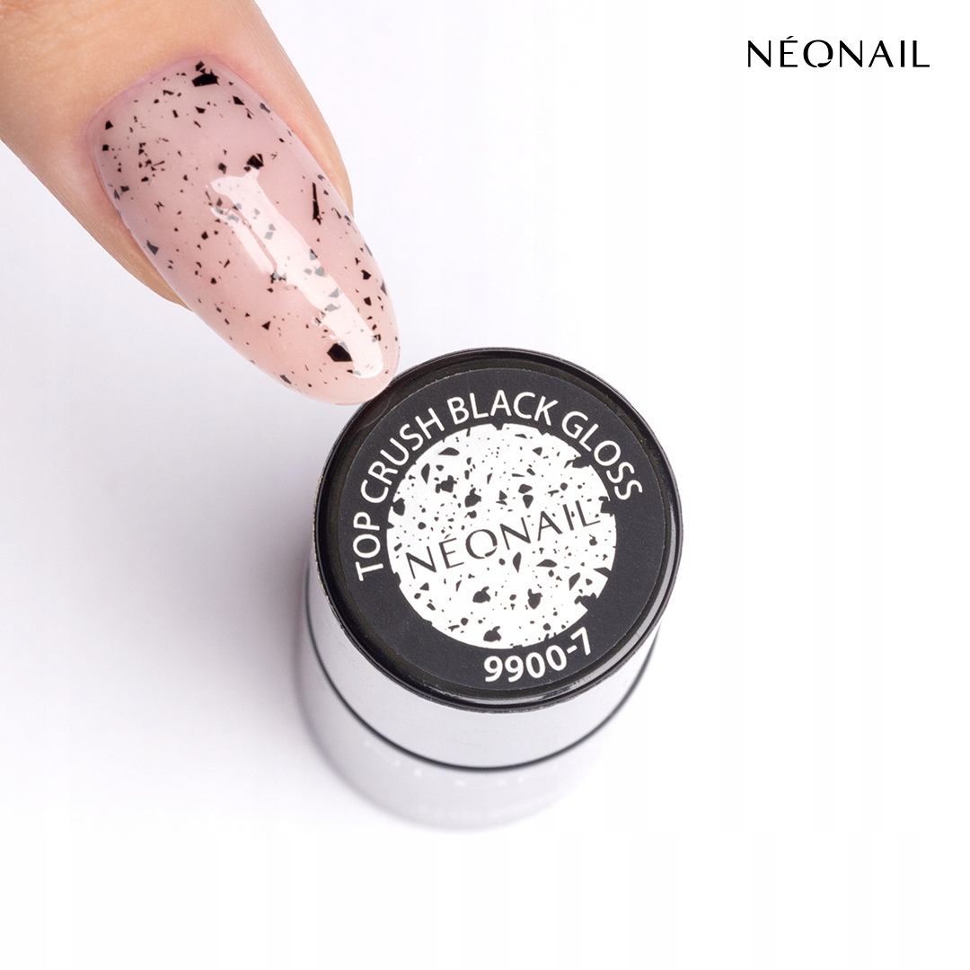 NEONAIL Top Hybrydowy CRUSH BLACK GLOSS 7,2 ml Kod producenta 9900-7