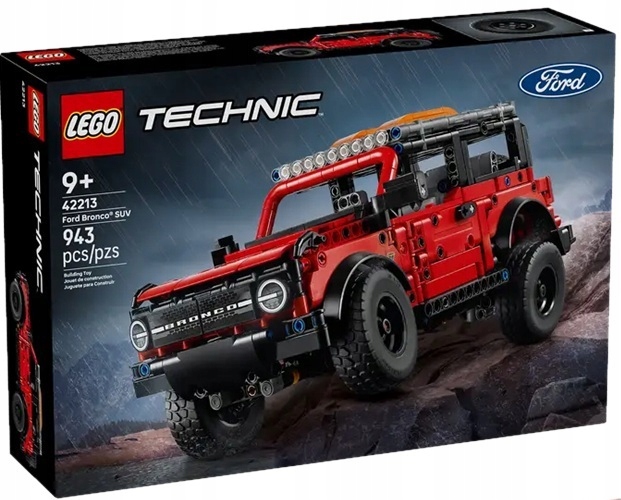 Suv Ford Bronco 943 dílků stavebnice Lego Technic 42213