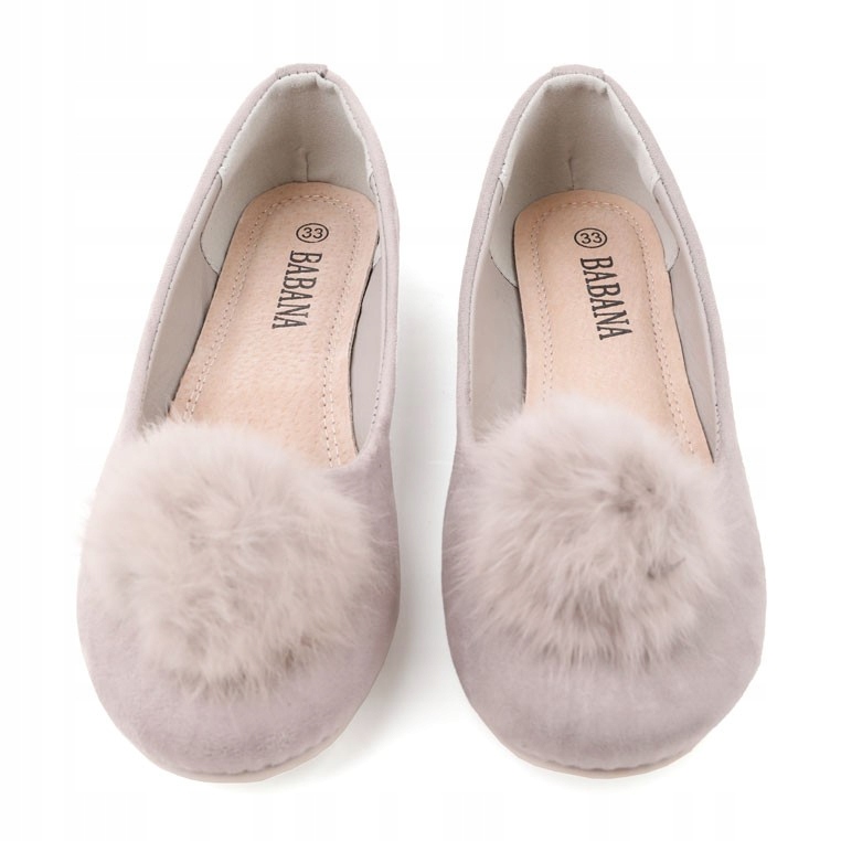 

Baleriny Dzieczęce Buty Balerinki Dziecięce Szare