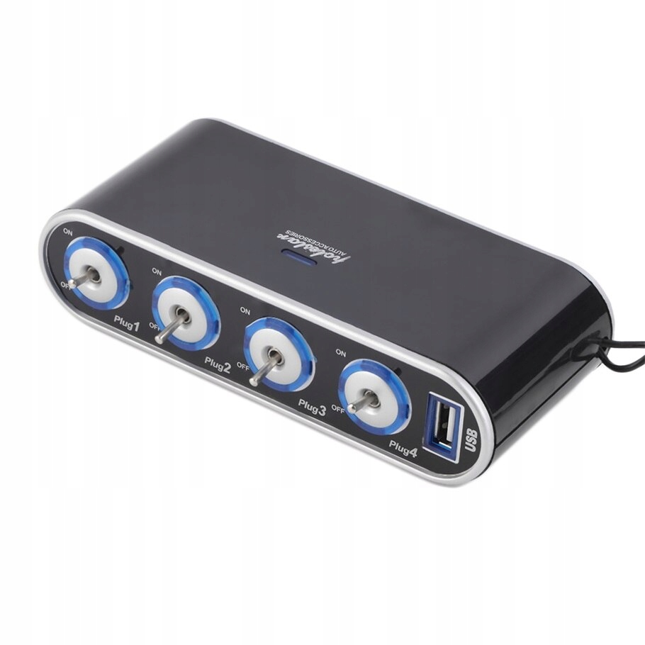 6935461279785 - Горячая продажа 4 Way Multi автомобильное зарядное устройство