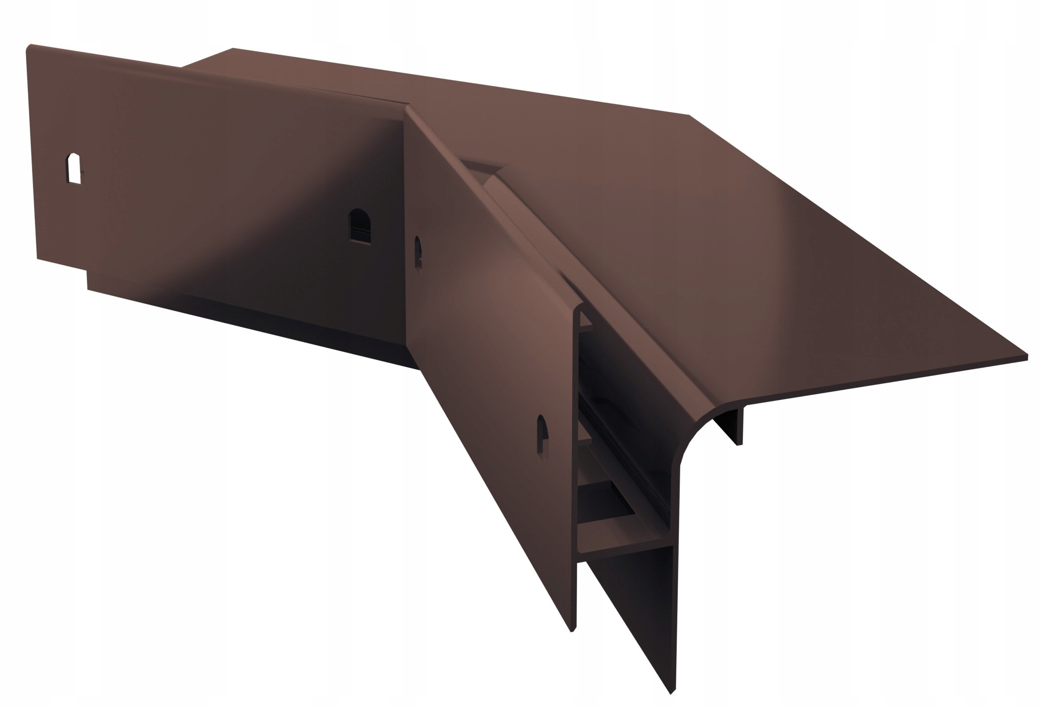 Vnitřní roh 135 stupňů pro systém Renoplast W30R Plus Hnědý