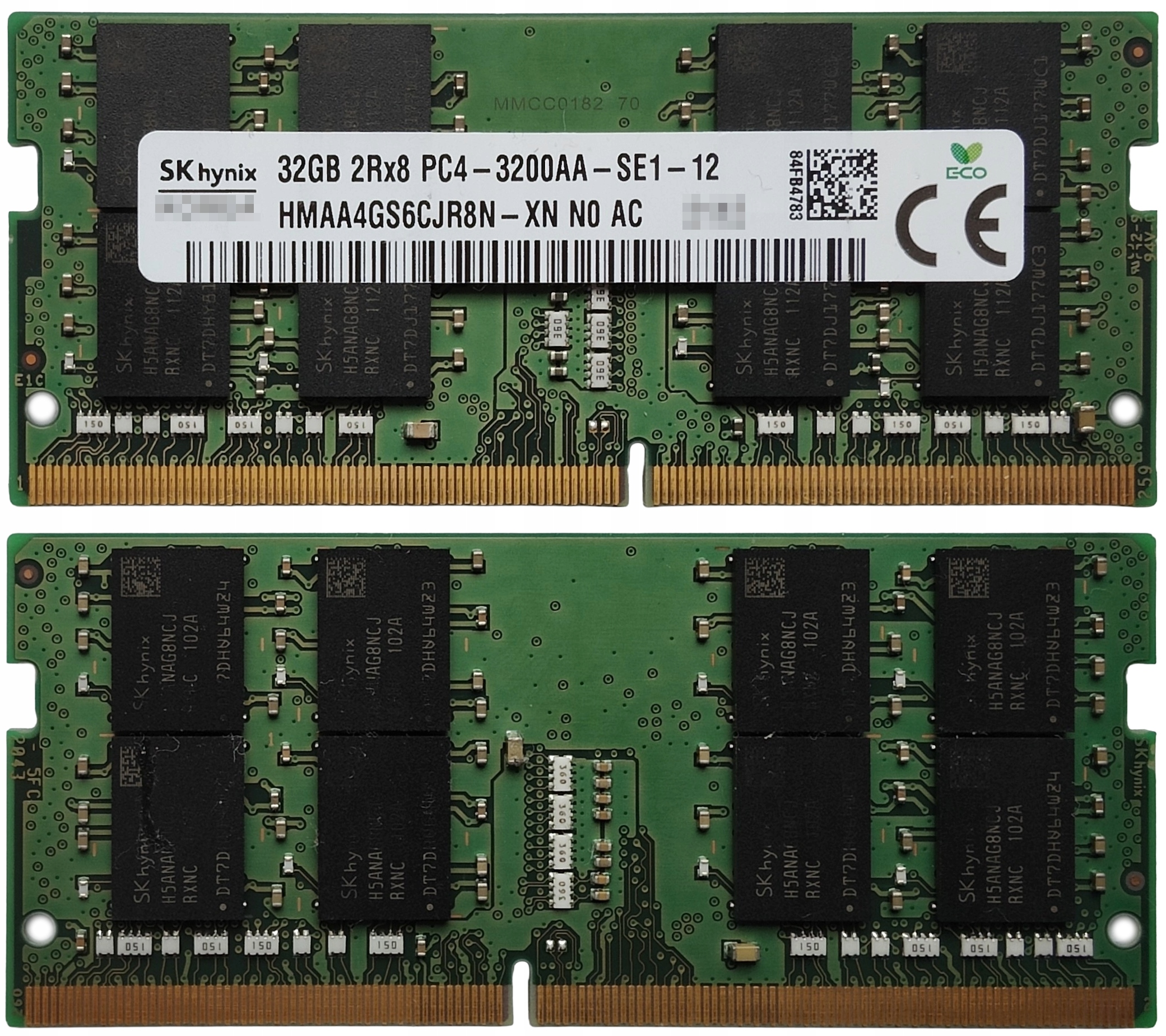 (n) 32GB 1*32GB Hynix DDR4 3200MHz 1,2V HMAA4GS6CJR8N-XN