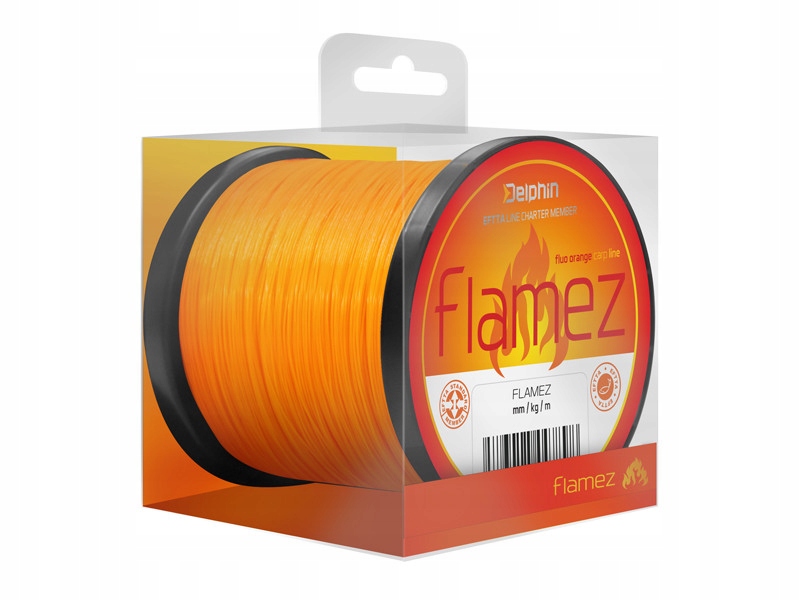 Żyłka Delphin Flamez 0,30 mm 1200 m 6,80 kg Pomarańczowa