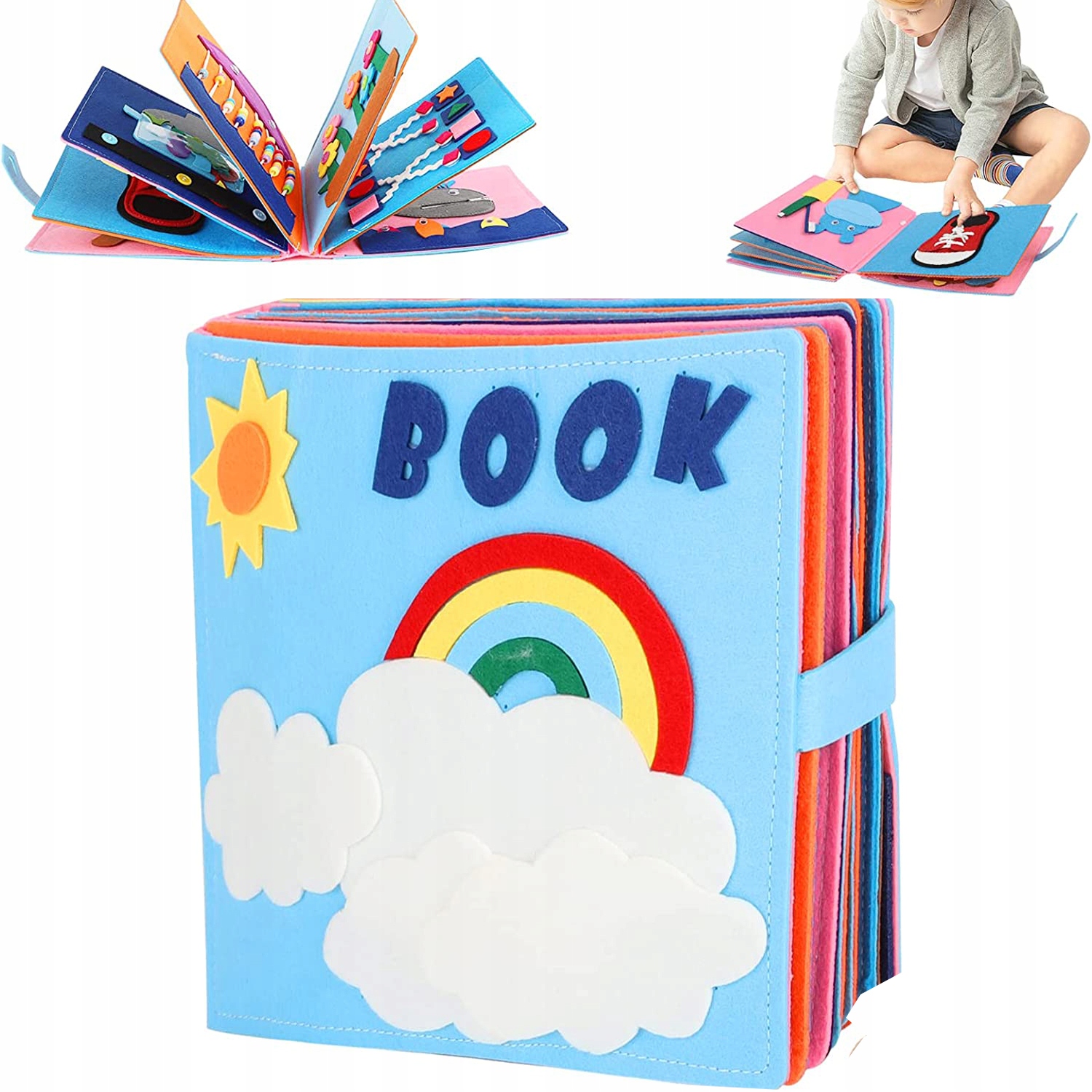 

Książka Filc Manipulacyjna Sensoryczna Montessori