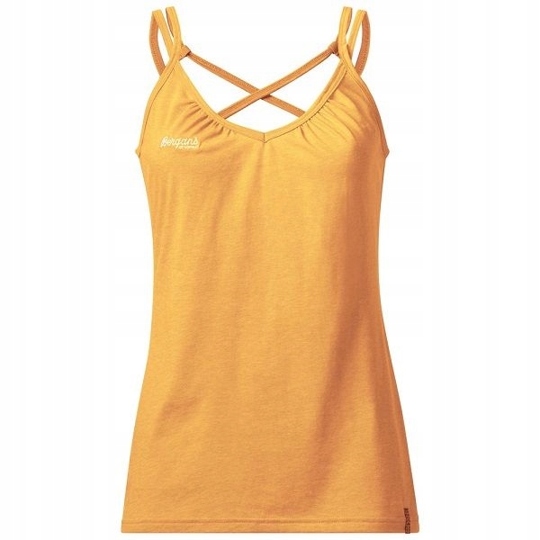 Tričko Bergans of Norway Cecilie Singlet žlutá-M