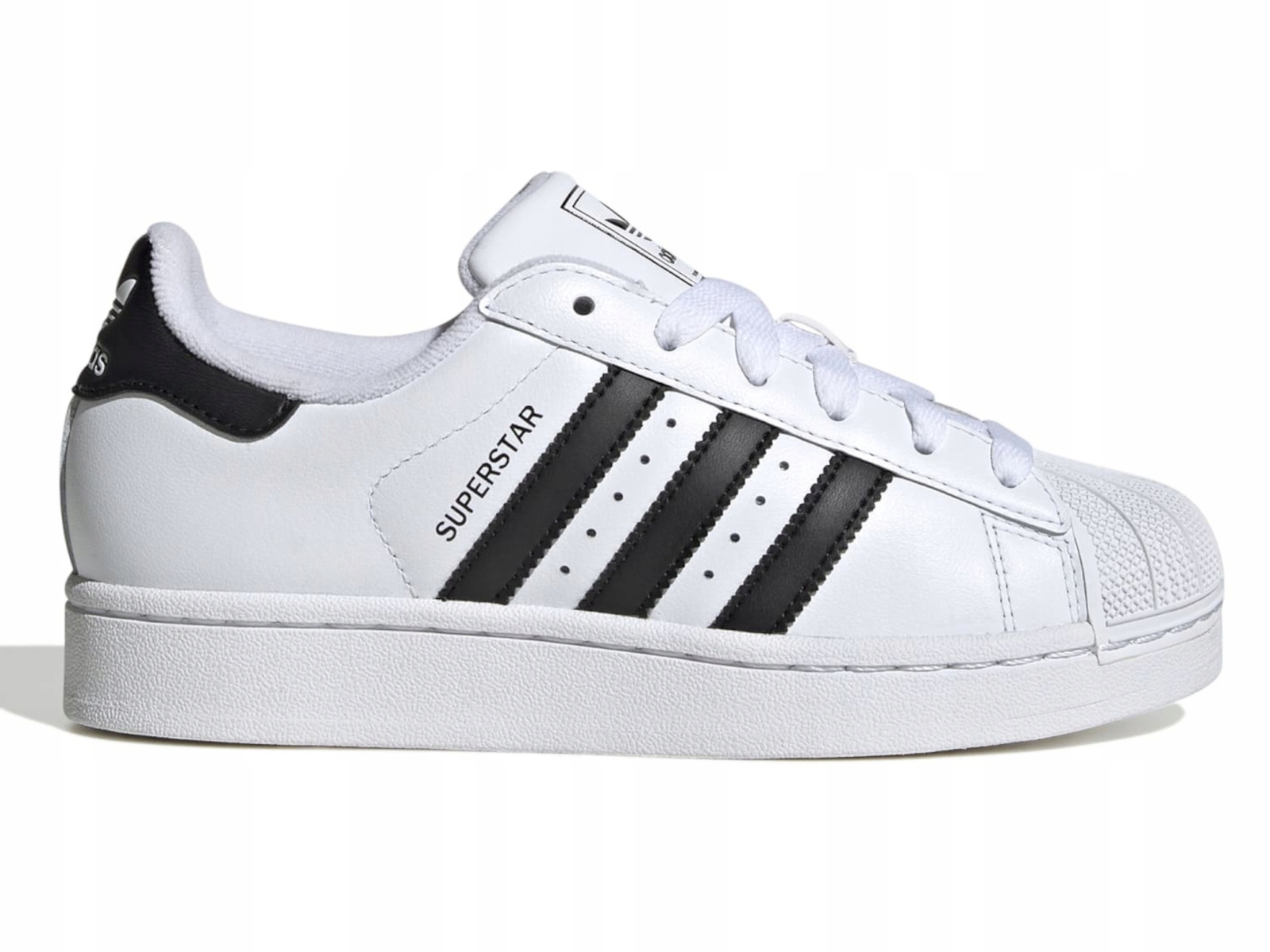 pro mládež boty Adidas Superstar JH9976 kožené bílé sportovní módní 38