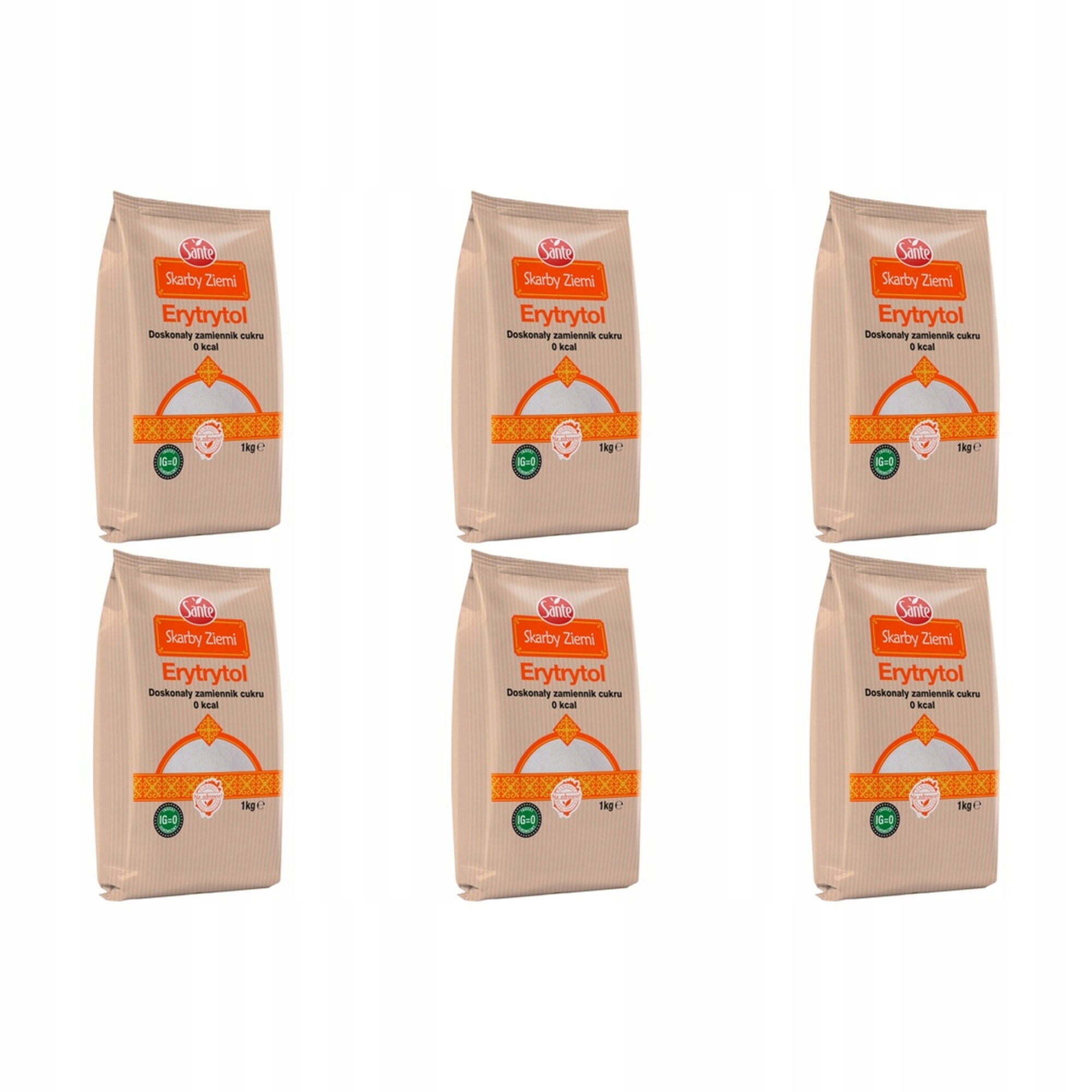 6x 1kg Erytrytol Sante