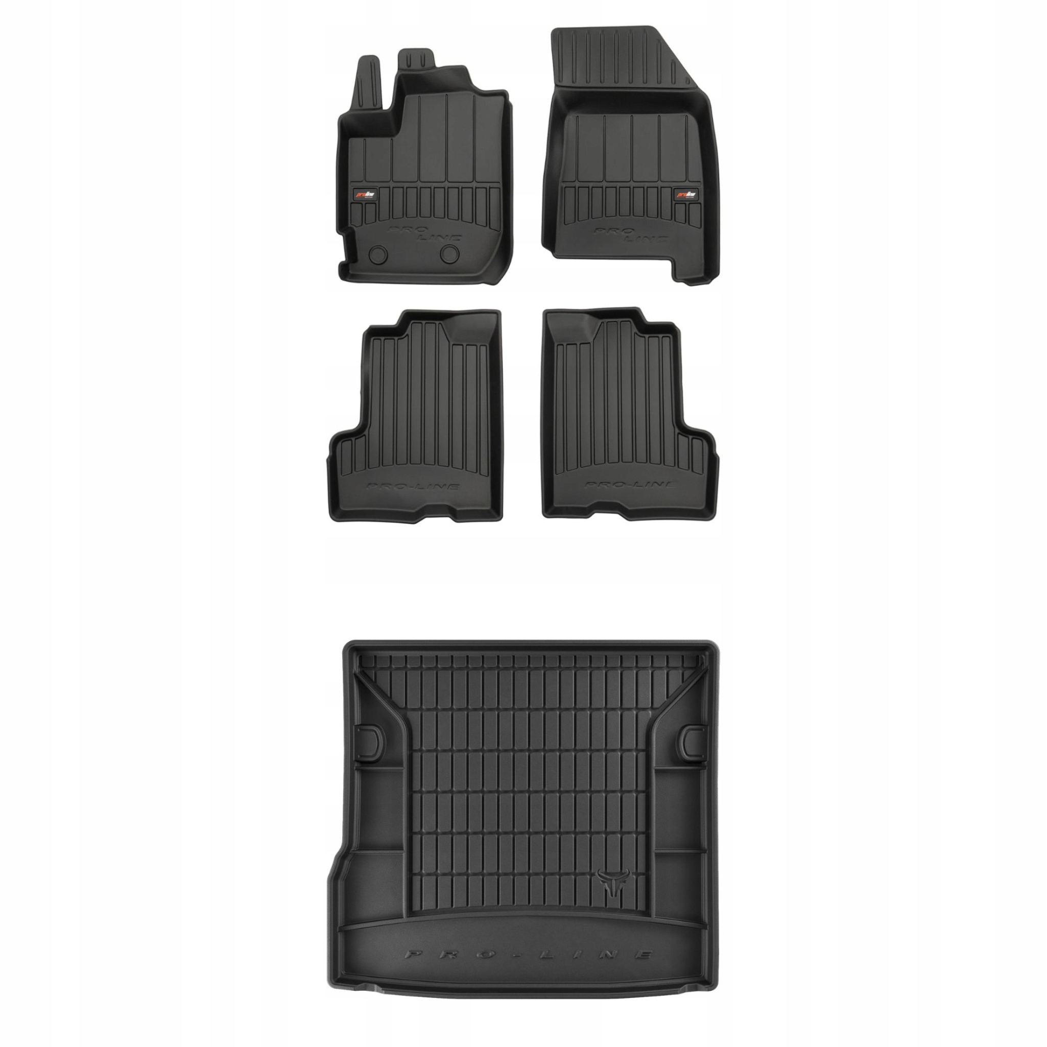 Sada gumových kobercov a rohoží pre Dacia Duster II 2017-2021