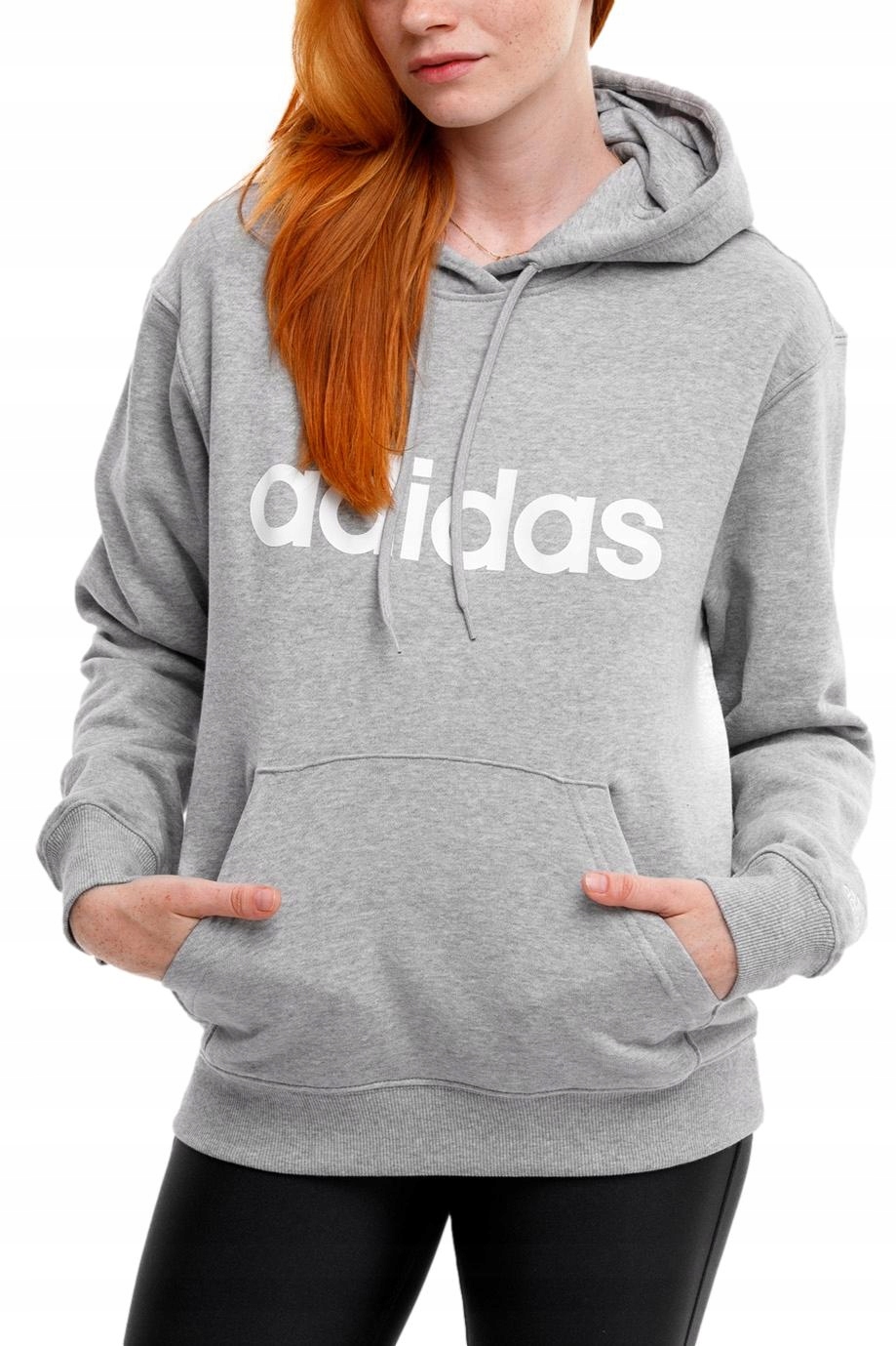 Mikina adidas Essentials s kapucí Bavlněná sportovní mikina vel M