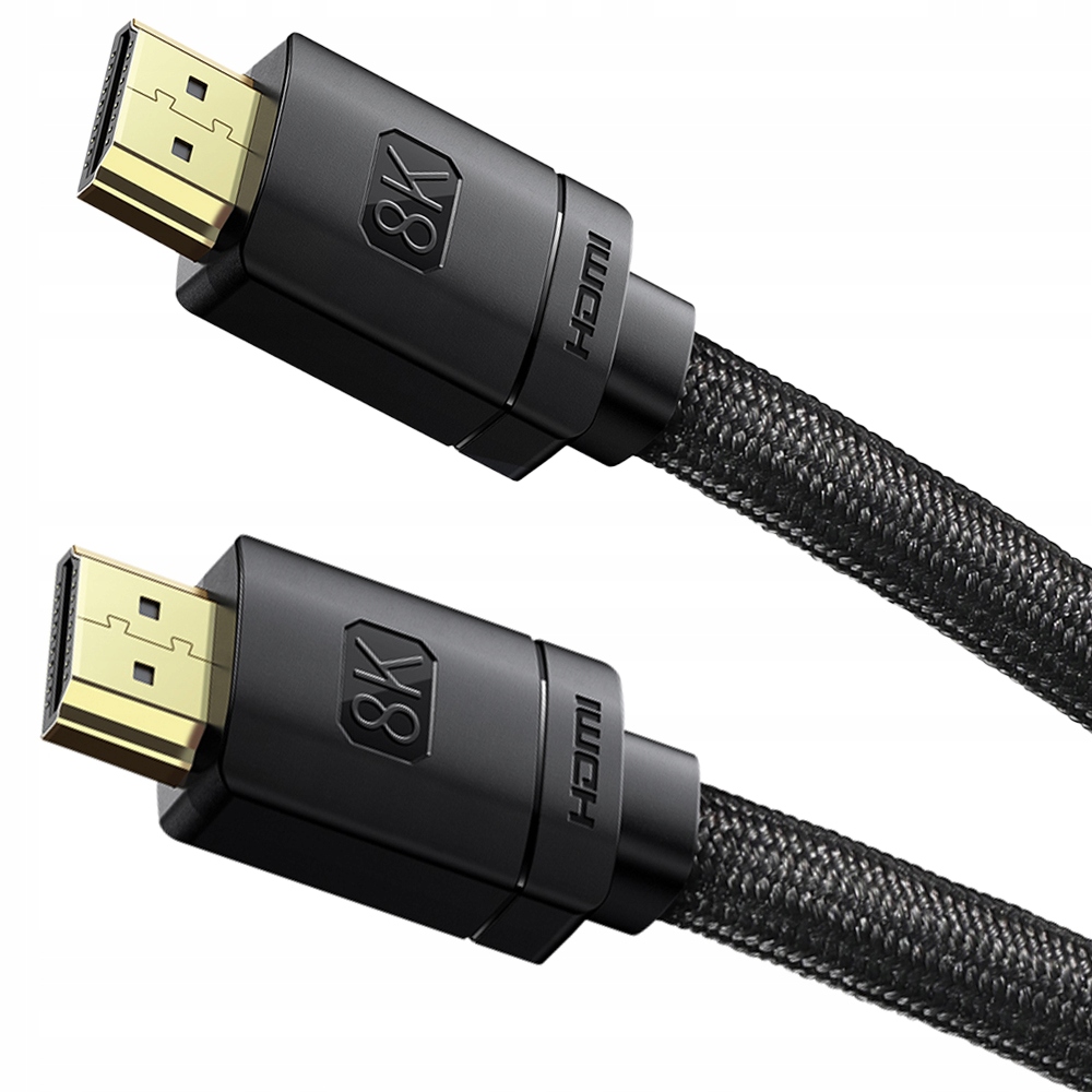 KABEL PRZEWÓD BASEUS HDMI do HDMI 2.1 8K 60Hz UHD 3D 48GB eARC HDR MOCNY 2m Stan opakowania oryginalne