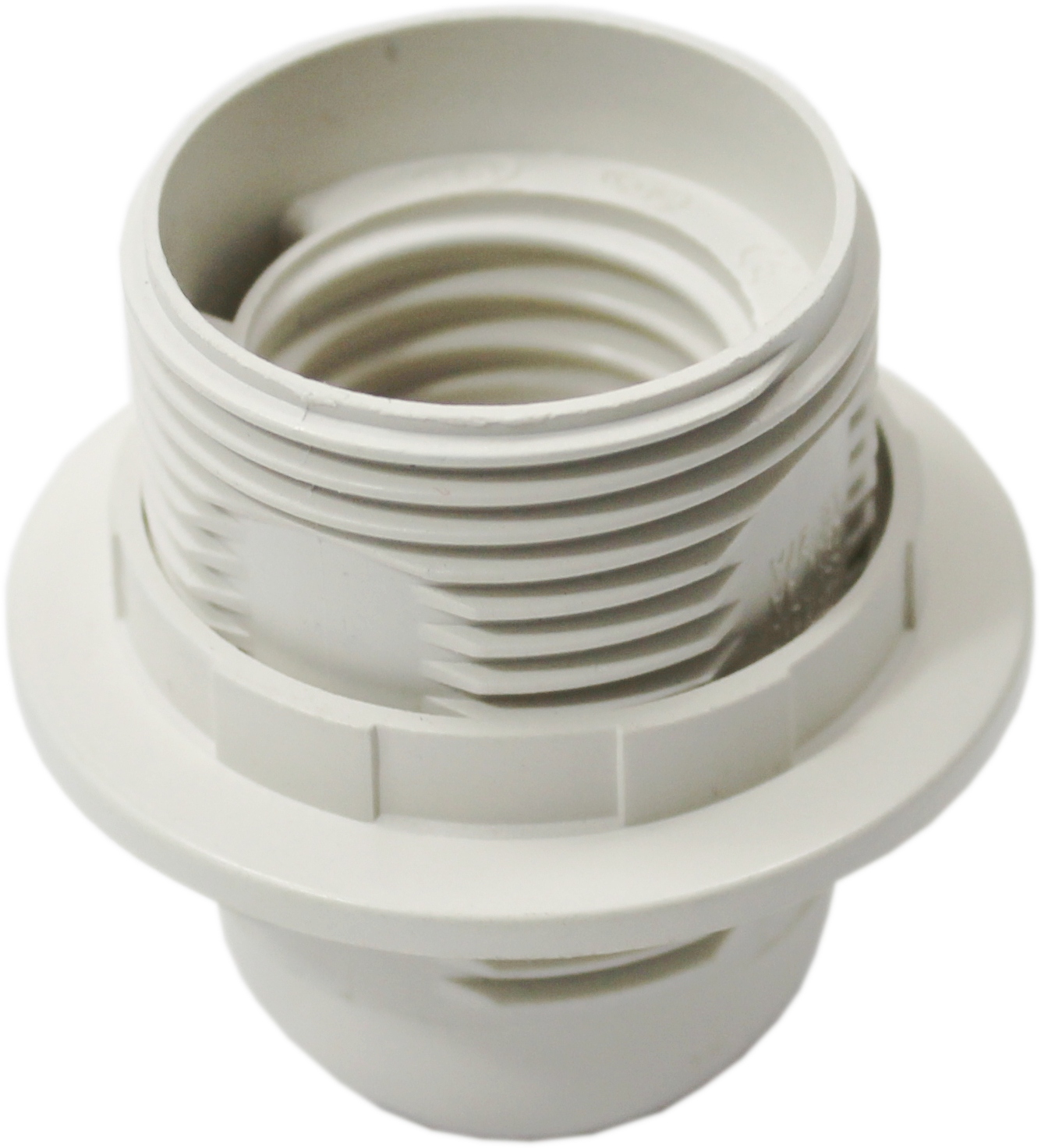 

Oprawka E27 Z Kołnierzem Biała Plastrol W97654