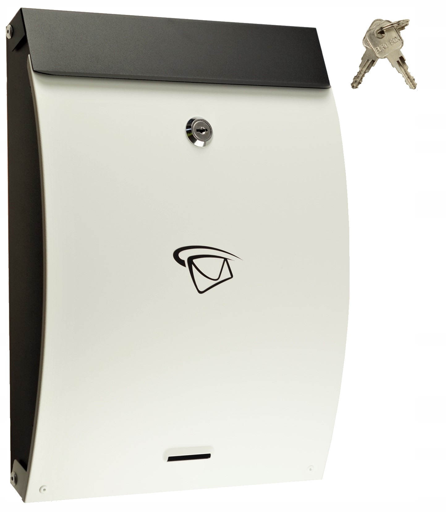 Poštovní Schránka 35 x 25 CM Velká Černobílá Pl