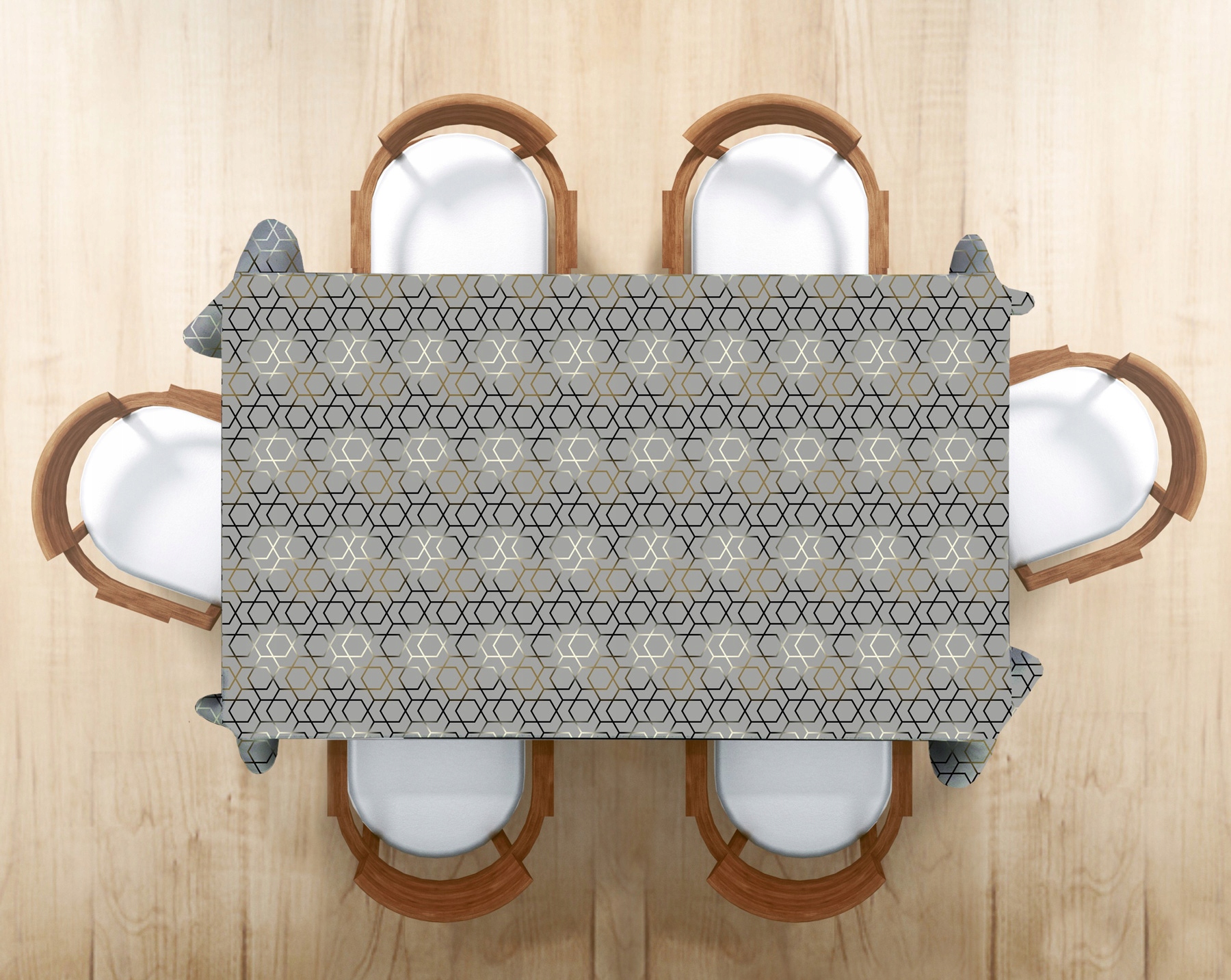 OBRUS PLAMOODPORNY 110X160 WZORY ART DECO Typ obrus