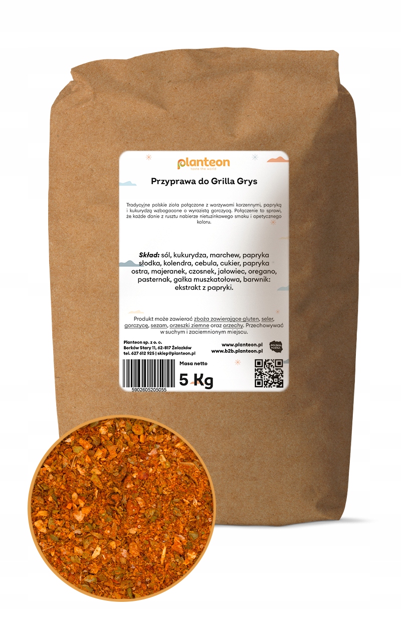 grilovací koření Grys 5 kg