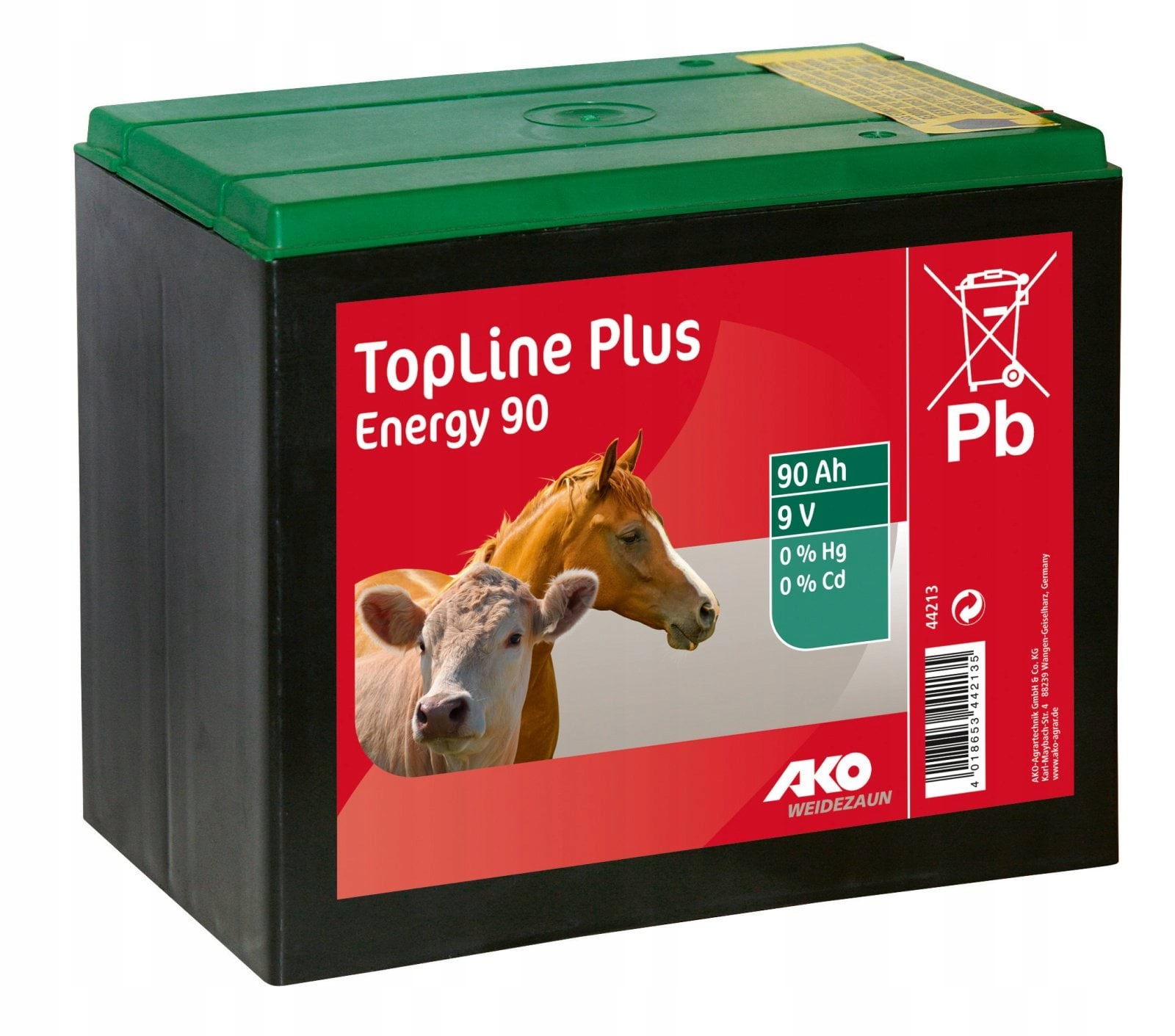 Zinko-uhlíková Baterie 9V 90Ah Ako