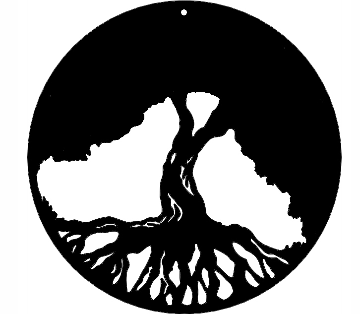 OBRAZ AŻUROWY DEKORACJA DRZEWO ŻYCIA CHROBOTEK 20c Marka Inna