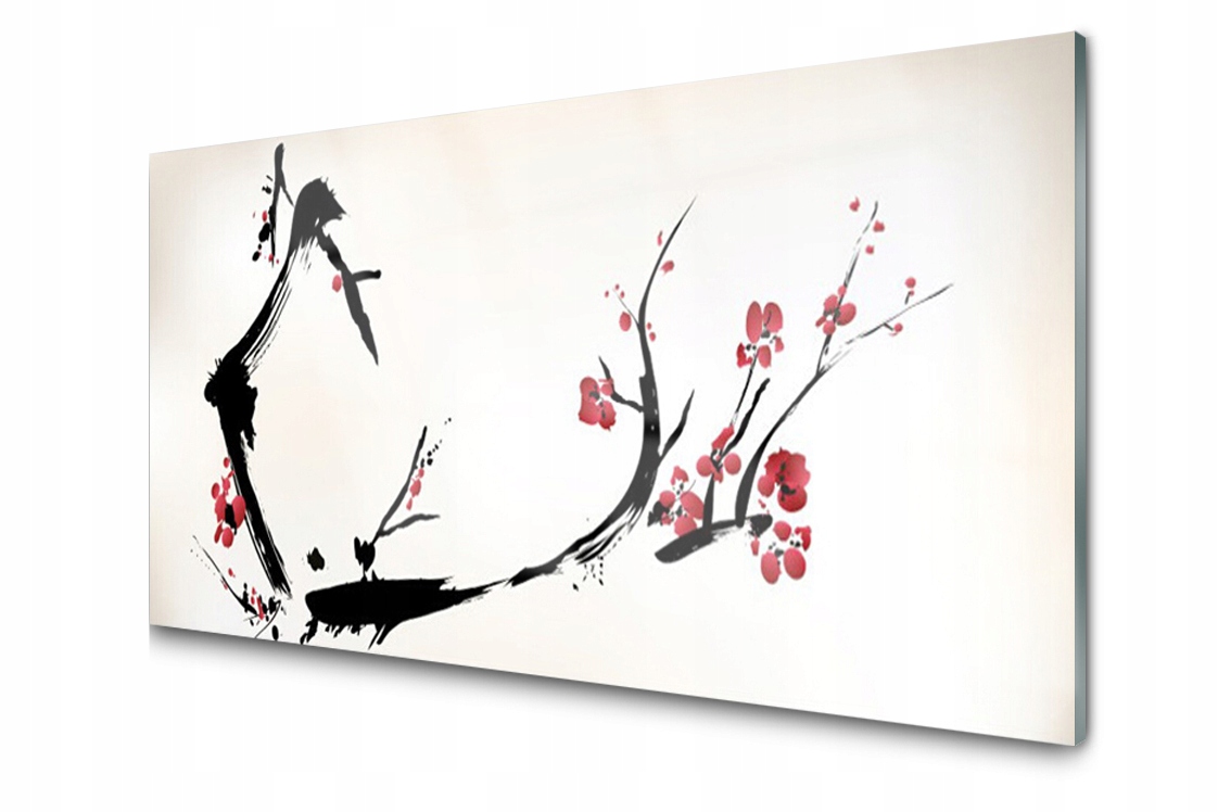 

Panel szklany dekor Abstrakcja Kwiaty 120x60