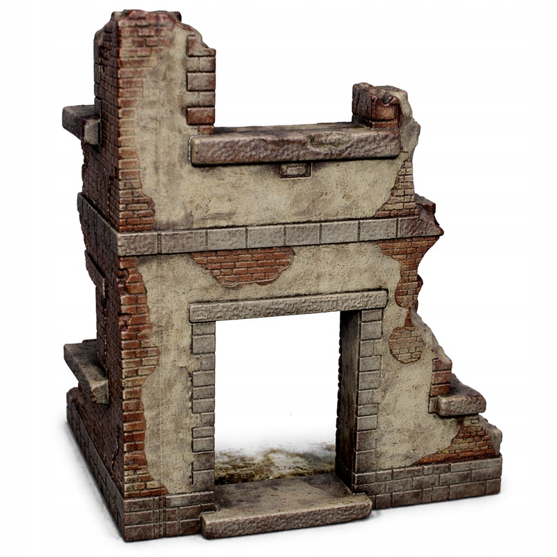 Figurka Ruiny Miasto Diorama 3 Model 3d Skala 1:48