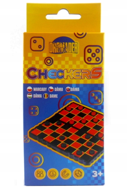 WARCABY MAGNETYCZNE MINI PODRÓŻNE NA MAGNES Typ Podstawa