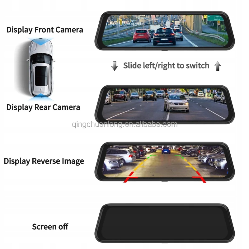 Produkcja samochodowy rejestrator wideo 1080P podwójny obiek Marka inna