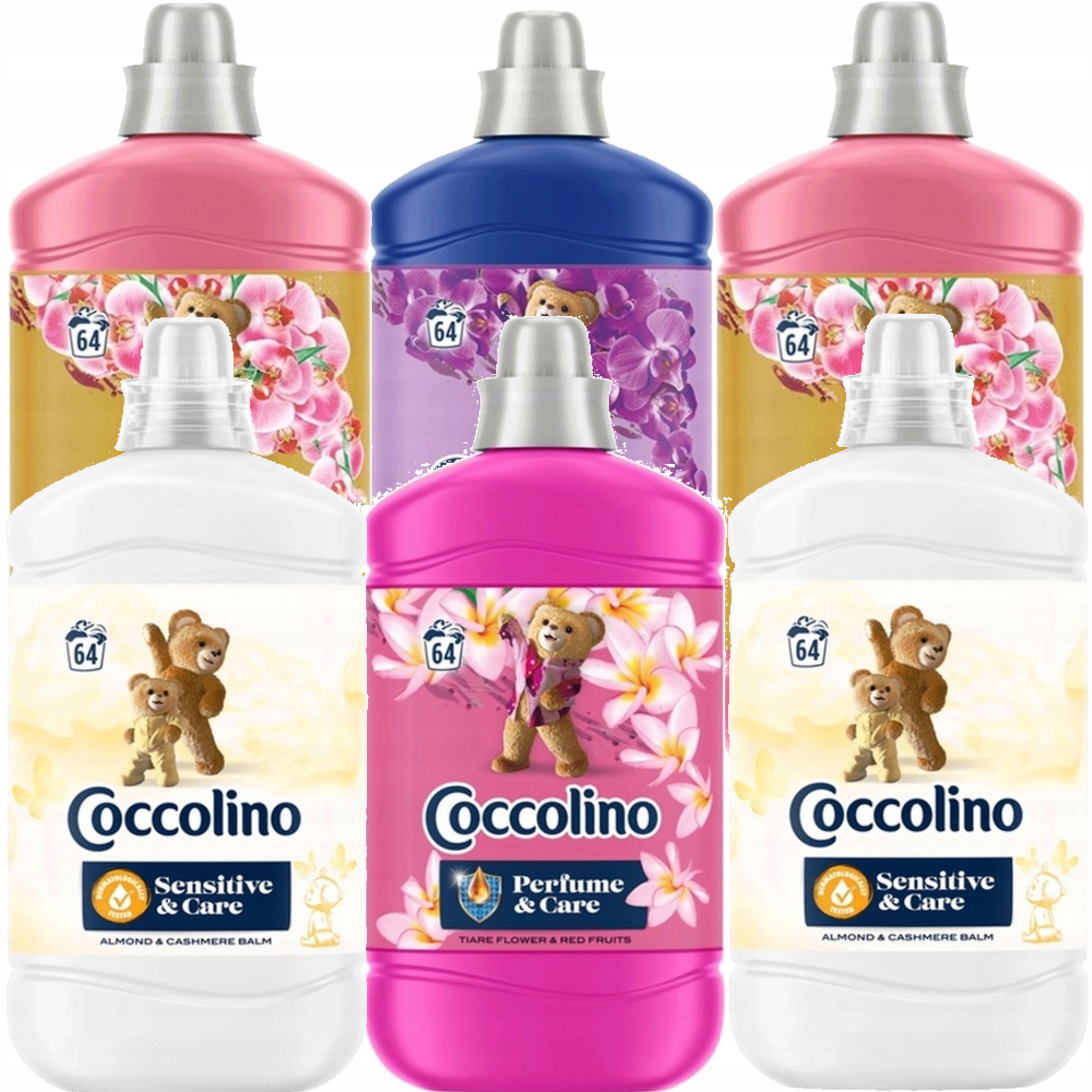 Levně Sada Coccolino Creations tekutá aviváž 1,6l x6 mix 9,6l