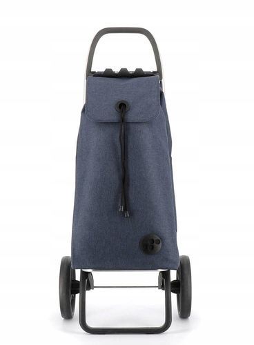 Skladací nákupný vozík 2 veľké kolesá Rolser I-Max Tweed navy blue