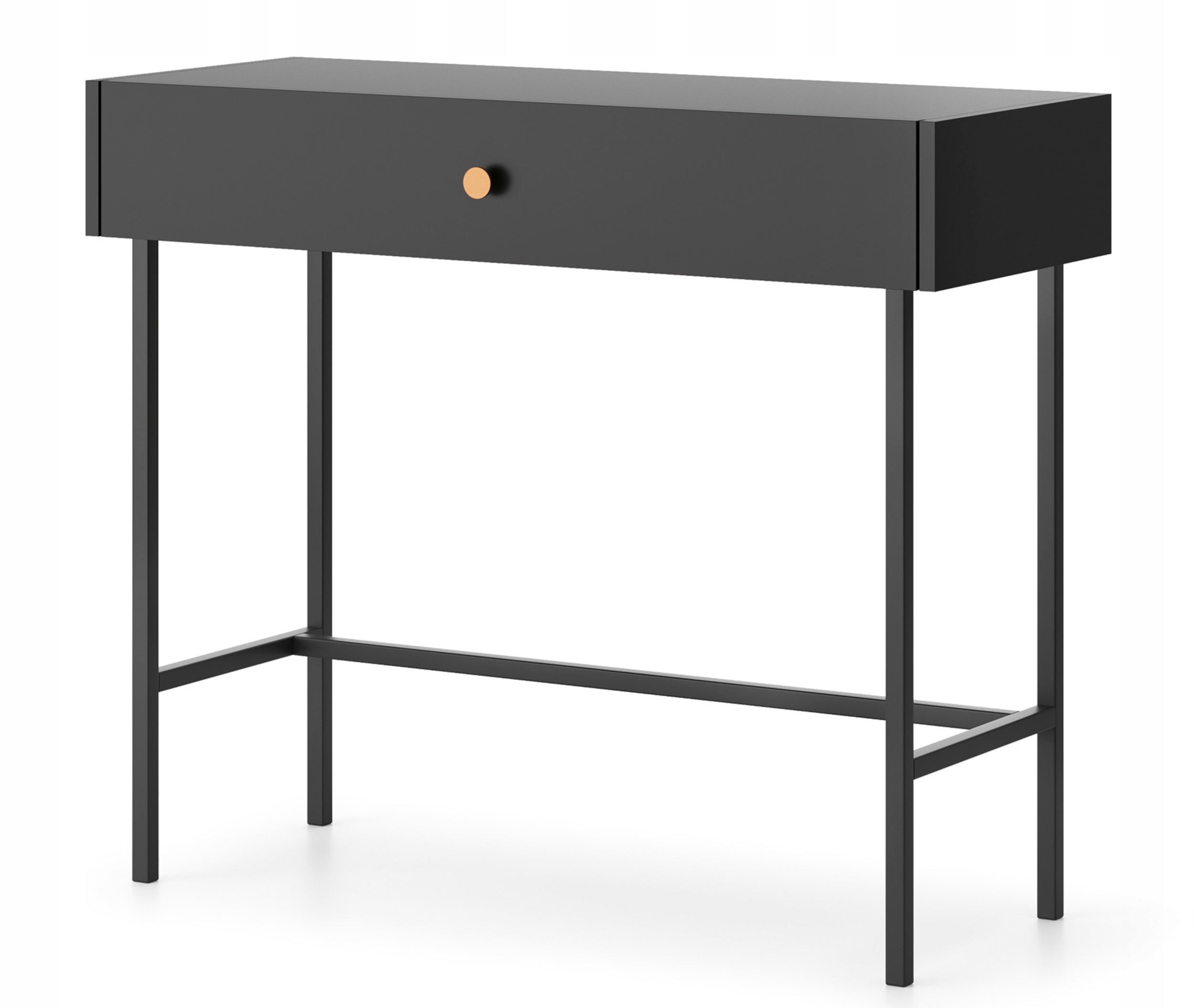 Toaletní Stolek se zásuvkou 93 cm, černý