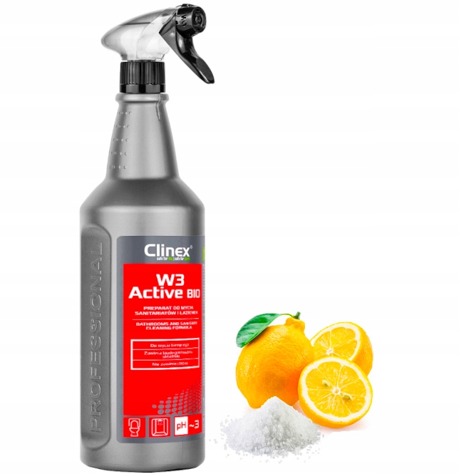 

Clinex W3 Active Bio, Płyn do mycia łazienki 1L