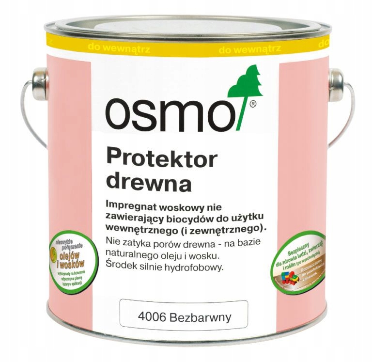 Osmo 4006 Protektor, ochrona do drewna 2,5L EAN (GTIN) 4006850886999
