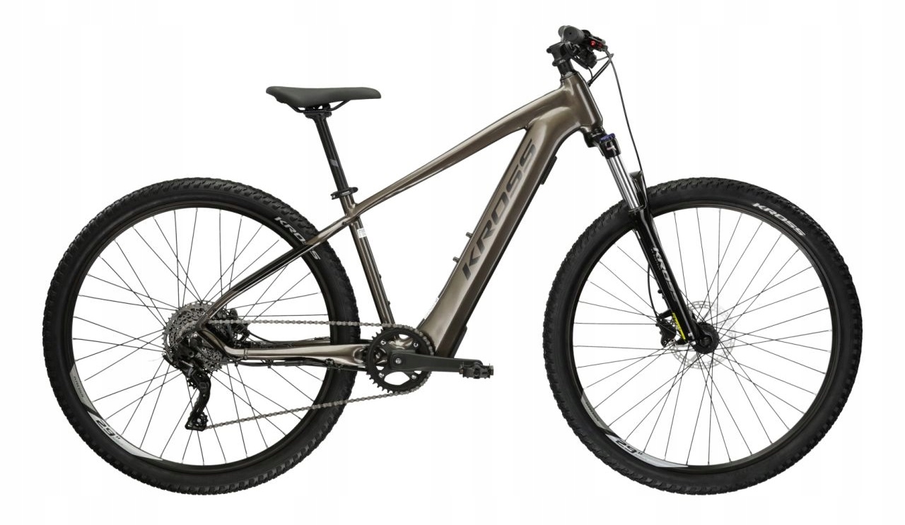 Rower elektryczny Kross Hexagon Boost 2.0 21 cali brązowy aluminium 29