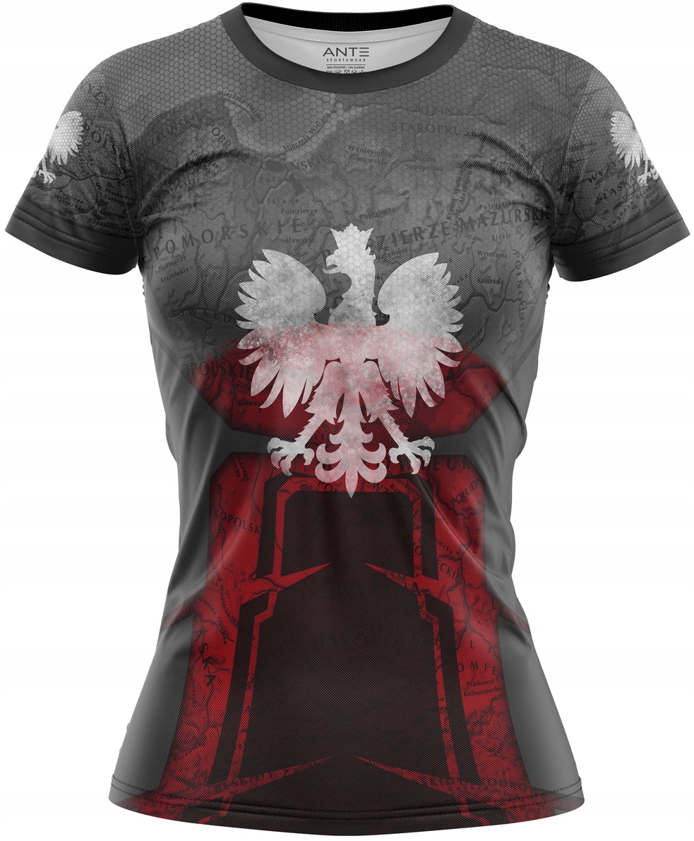 

Koszulka Damska T-shirt Kibica Polska Orzeł Hit S