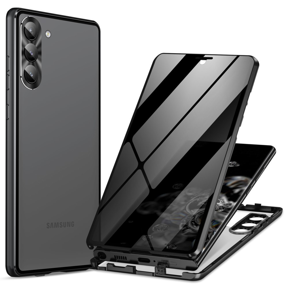 Etui Dual Glass Case do Samsung Galaxy S24 Szkło Prywatyzujące do MagSafe