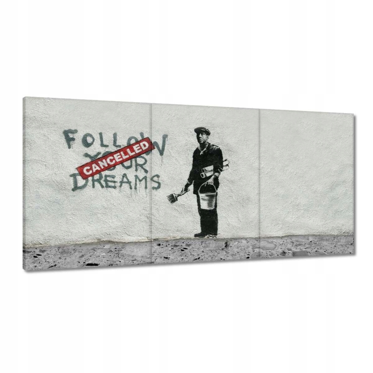 Obrazy 180x90 Banksy Follow Vaše sny