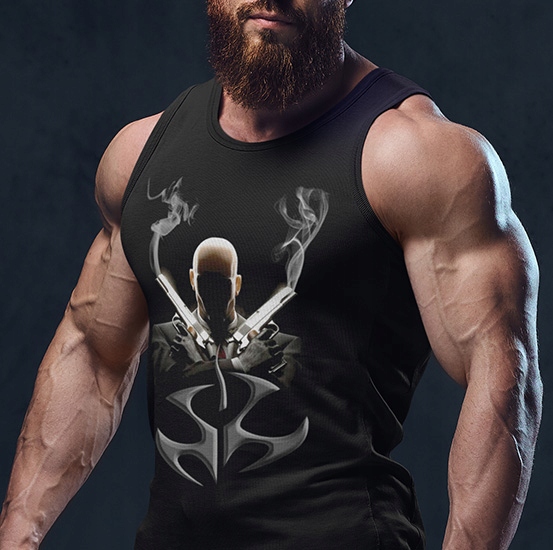 TANK TOP FILMOWE HITMAN Marka inna
