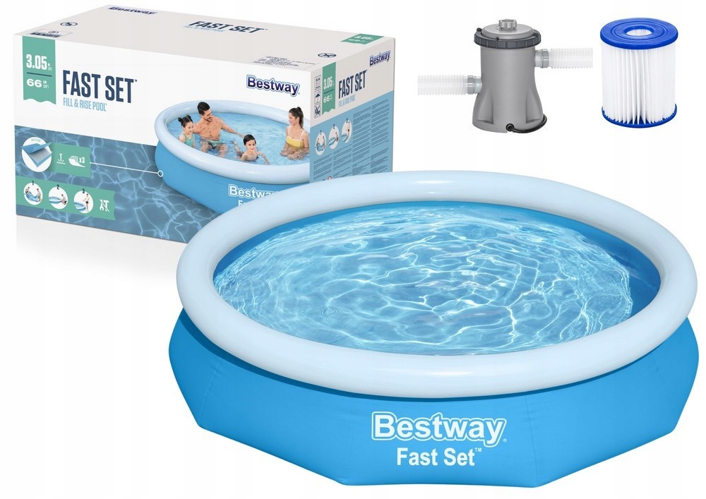 Rozkladací záhradný bazén 305 x 66 cm Bestway 57458
