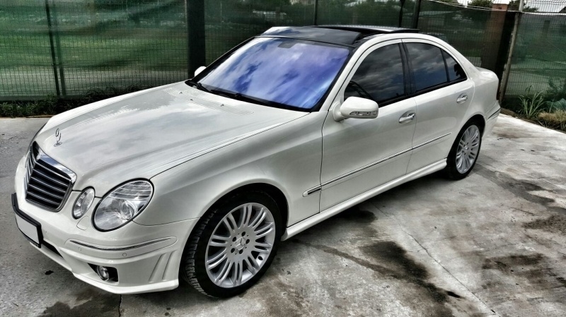 W211 красный глянец