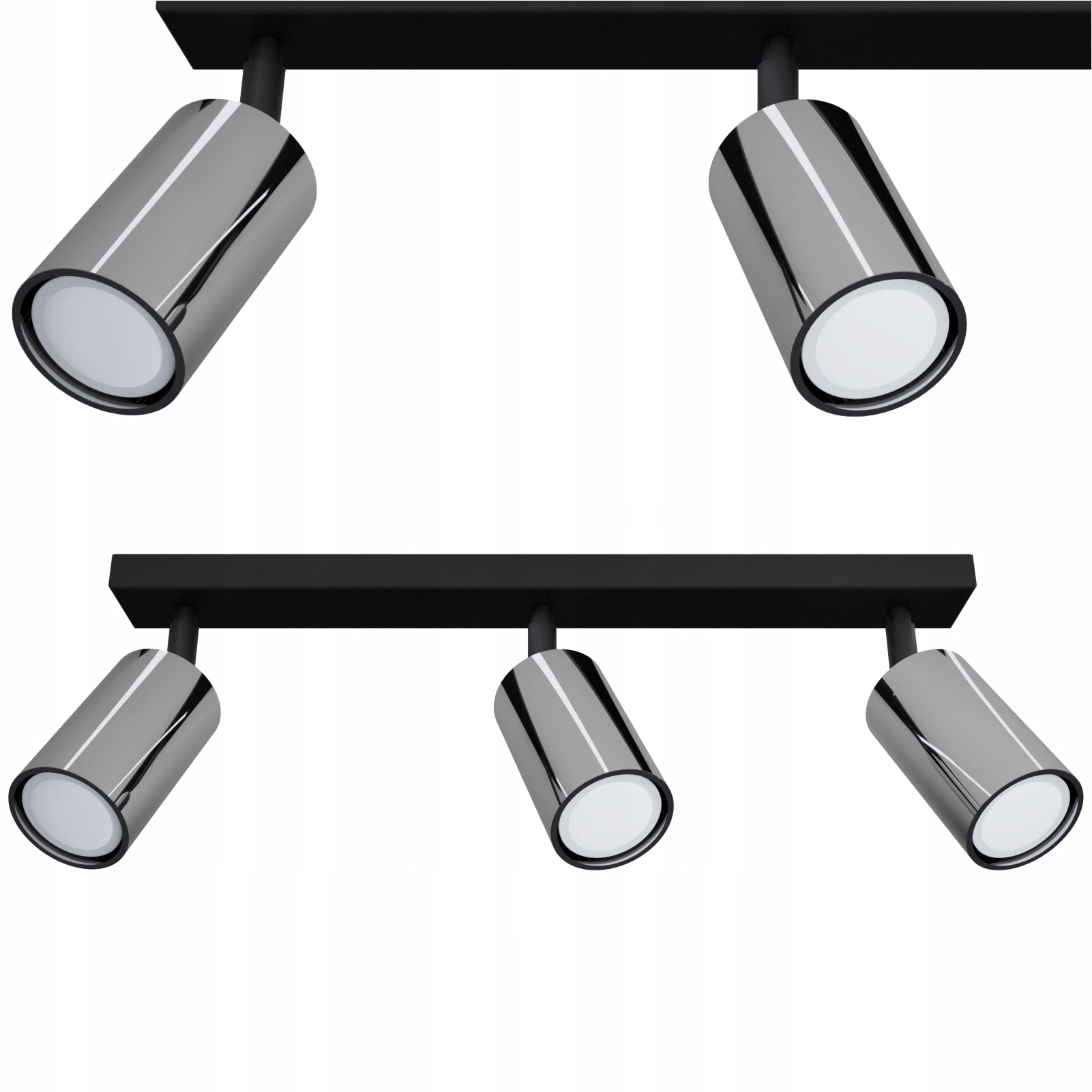 Závesná Stropná Lampa Tuba Cylinder Rúrka Stropné Svietidlo Natynkový Spot Metal 45 cm