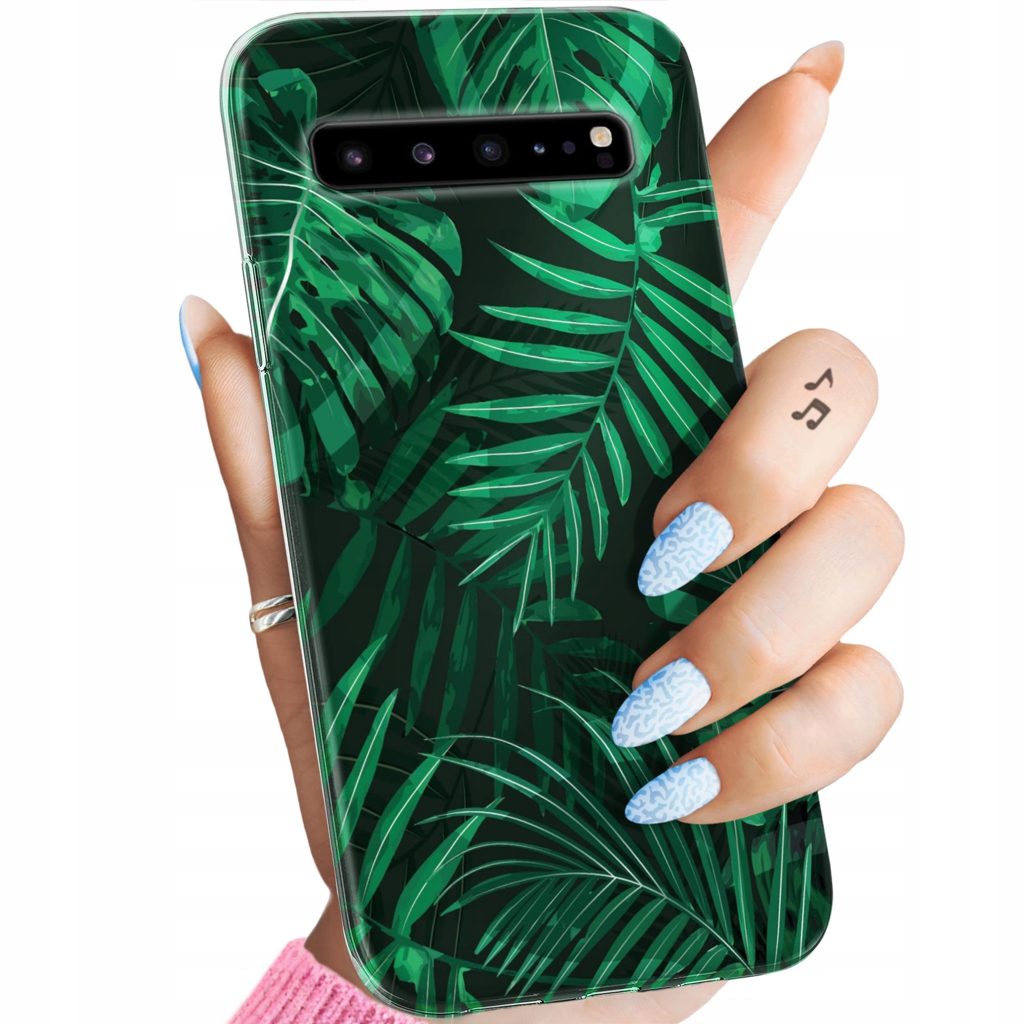 Etui Do Samsung Galaxy S10 5G Liście Liściaste Natura Obudowa Case