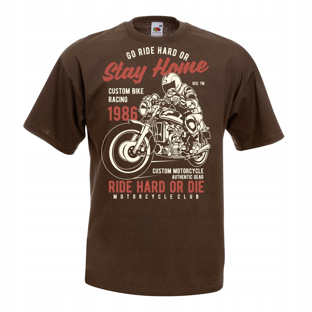 

Koszulka motocykl motocyklista ride hard motor M