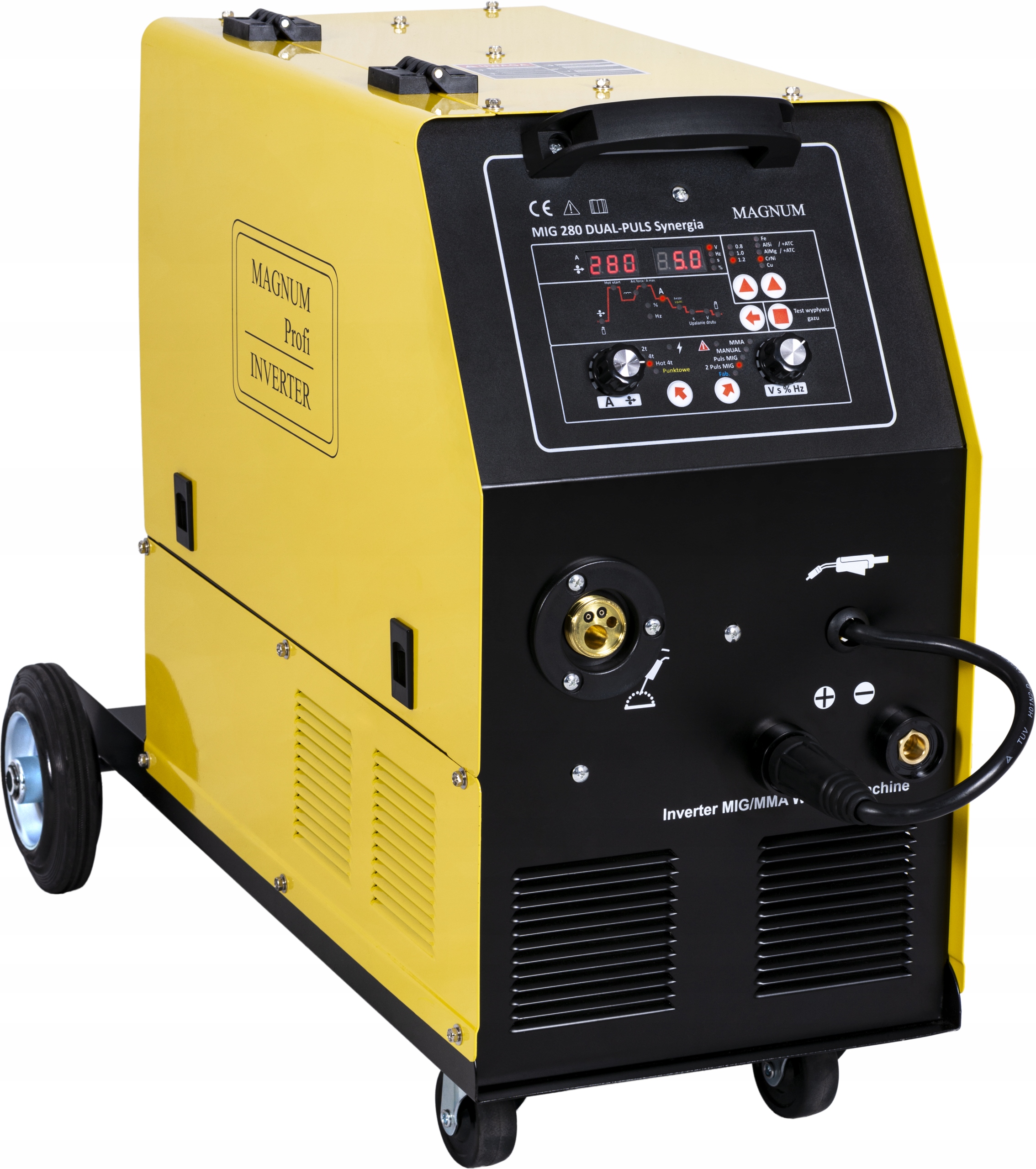 Spawarka MAGNUM MIG 280 MMA MIGOMAT SYNERGIA IGBT Marka Magnum