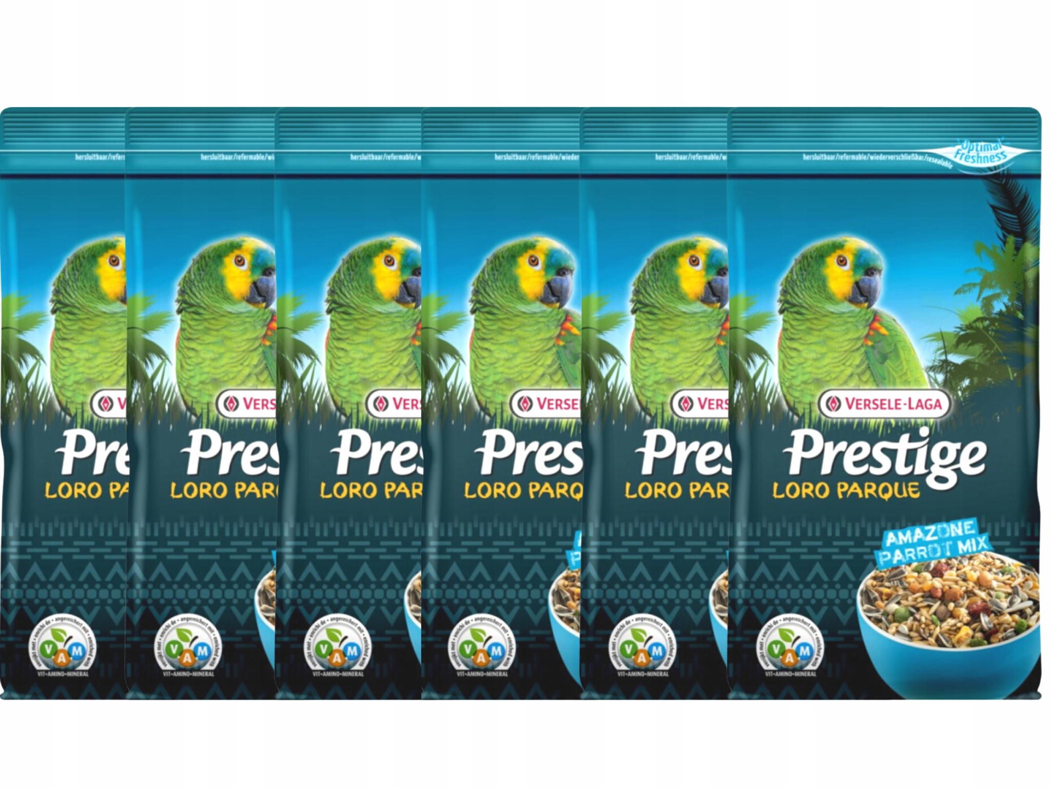 Levně Set 6 ks Versele Laga Amazone Parrot Loro Parque Mix 1kg
