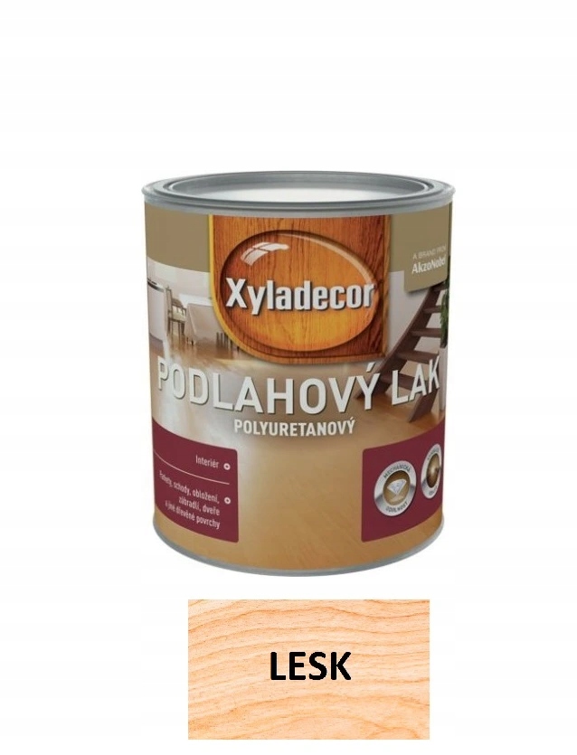 Xyladecor Podlahový lak polyuretánový 2,5l, Polomat Bezfarebný