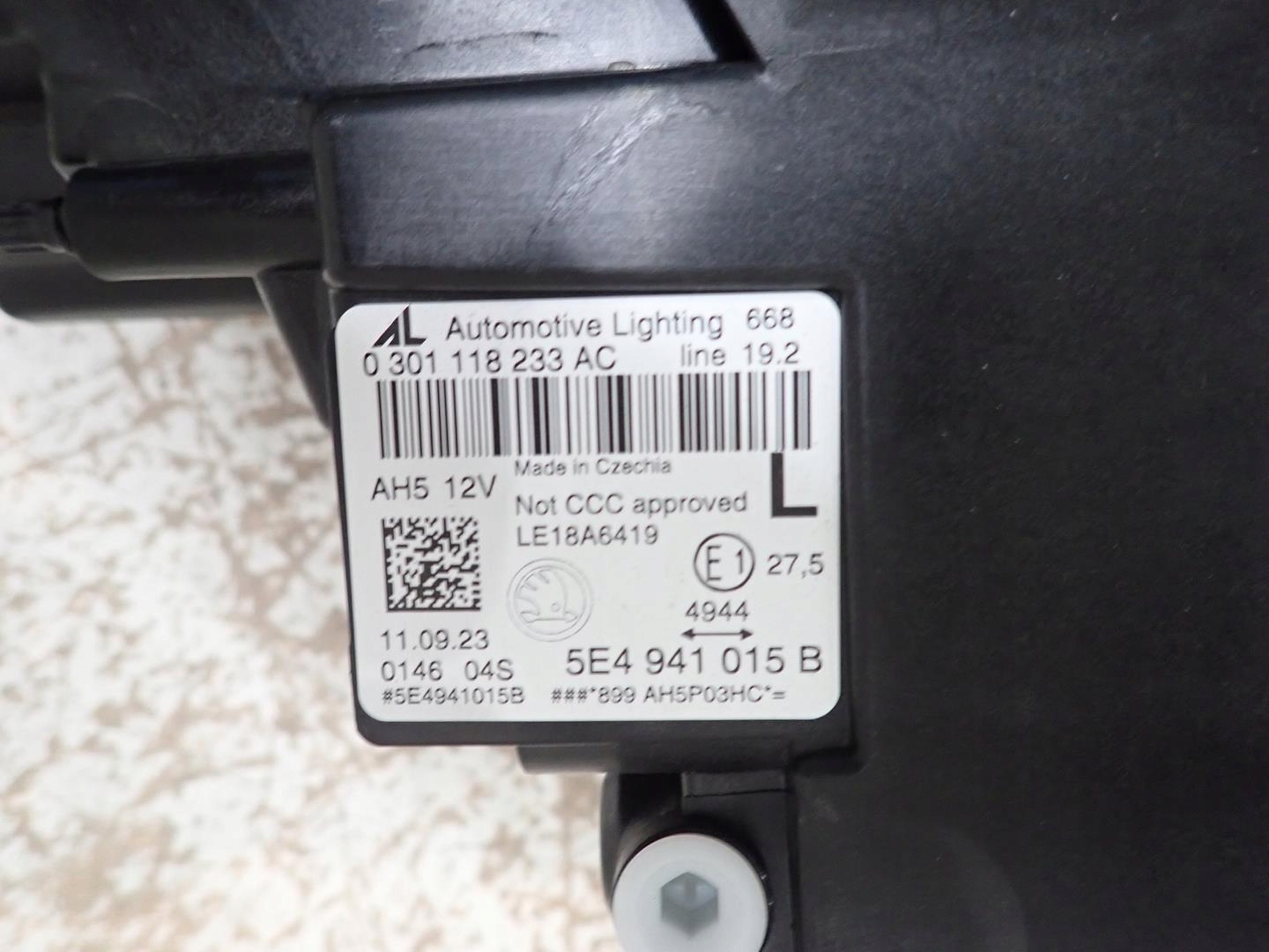 light front front left SKODA OCTAVIA IV 2020- FULL LED 5E4941015B