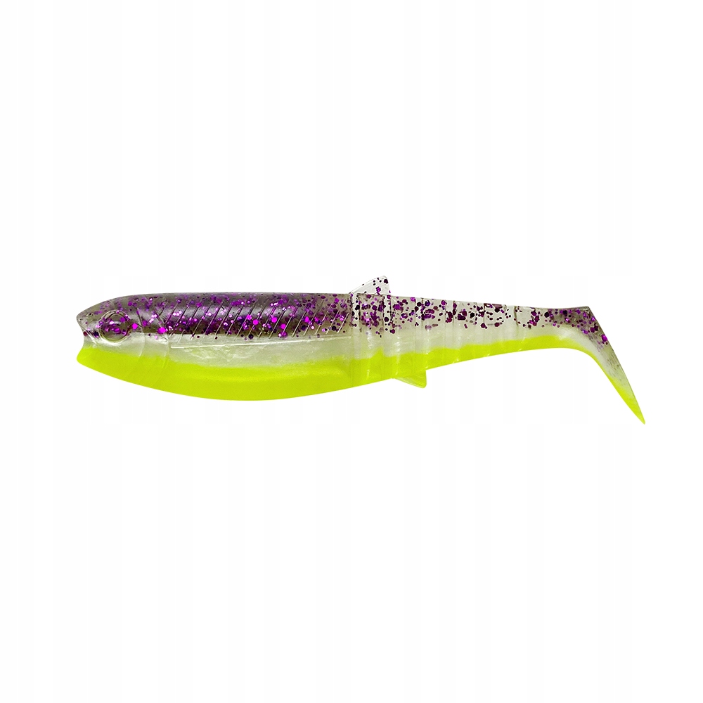 Savage Gear Cannibal Shad 6,8cm 3g Purple Gl. Bomb