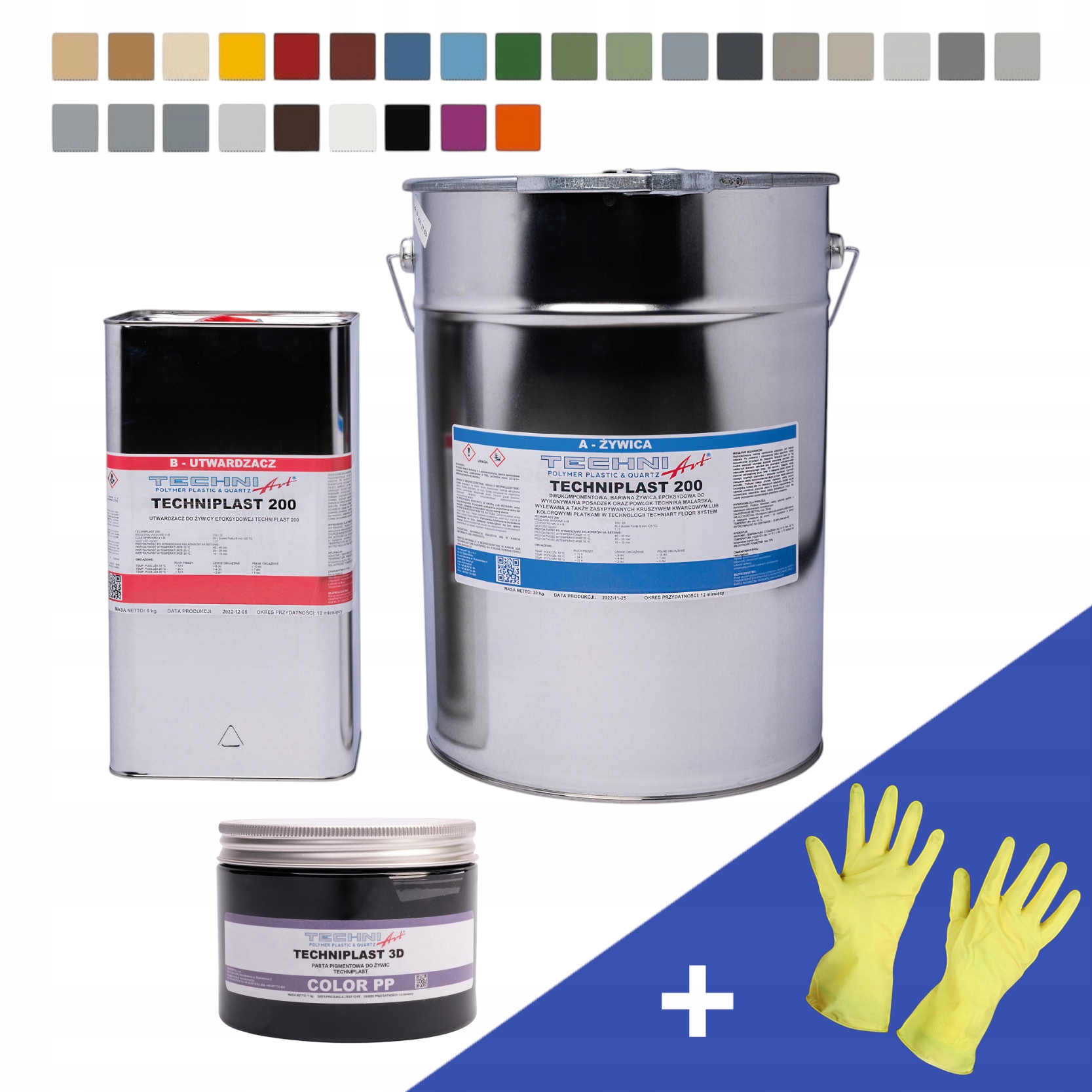 Techniplast 200 25 kg barvená epoxidová pryskyřice